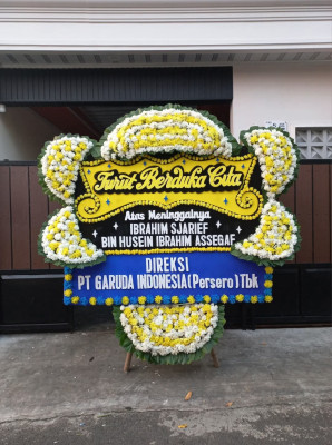 Papan Bunga Duka di Bimomartani