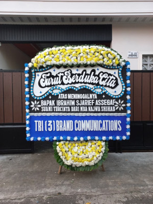 Papan Bunga Duka di Bimomartani